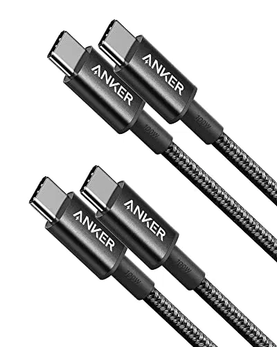 Anker USB C Kabel 100W – kompatibel mit iPhone 15/16, Samsung Galaxy, MacBook Pro