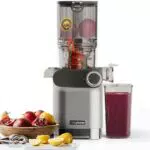Anybear Entsafter 200W Slow Juicer mit großem Einfüllschacht für ganze Früchte/Gemüse
