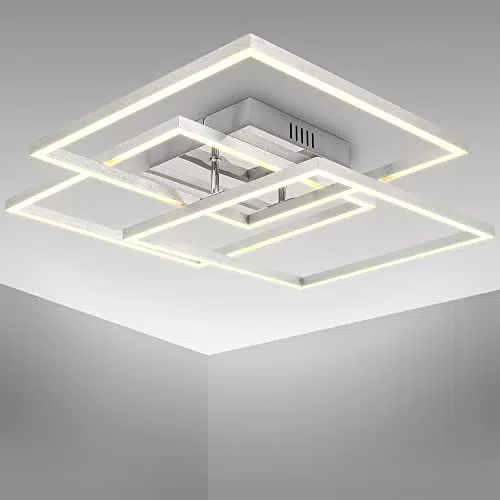 B.K.Licht LED Deckenlampe schwenkbar, 40 Watt, 4000 Lumen, vielseitig einsetzbar