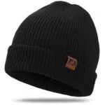 BARFULKER Beanie Mütze Unisex, warme Strickmütze mit dickem Futter für den Winter