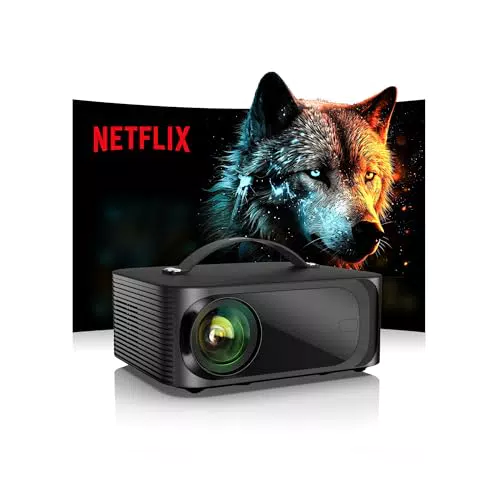 ONOAYO 4K Beamer mit Netflix, Dolby Audio, WiFi6 und Bluetooth für Heimkino
