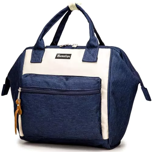 Beaulyn Wickeltasche – Lässiger Wickelrucksack mit isolierter Tasche für Babys