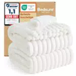 BEDSURE Kuscheldecke Flauschig – Weiche Korddecke für Bett und Couch