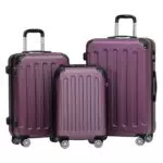 BEIBYE Hartschalen-Koffer Trolley Reisekoffer Handgepäck 4 Rollen