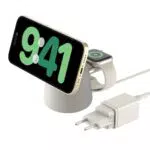 Belkin BoostCharge Pro 2-in-1 Kabellose Ladestation mit Qi2 und MagSafe für iPhone und Apple Watch