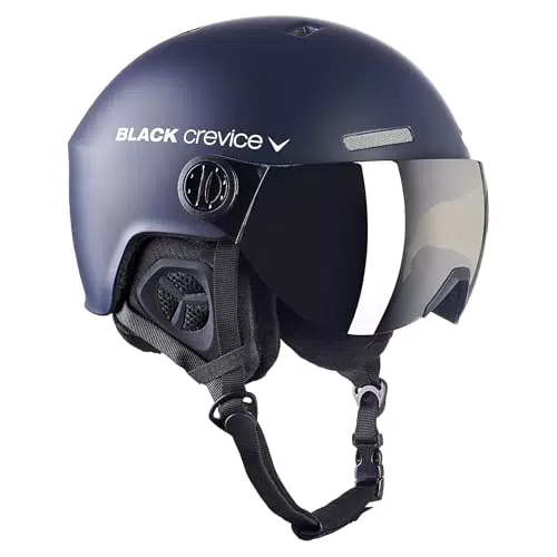 Black Crevice Skihelm mit Visier, Gstaad, BCR143921