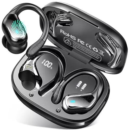 Sony Bluetooth 5.4 Sport Kopfhörer, IP-X8 Wasserdicht, 3D-Stereo, Noise Cancelling