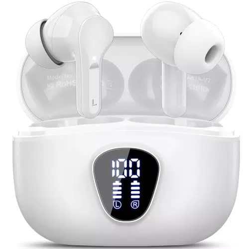 **Bluetooth Kopfhörer In Ear mit ENC Noise Cancelling und 40H Spielzeit**