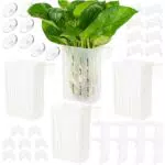 Borlech Aquarium Pflanzenhalter für Aquaponik und Aquascaping Dekoration