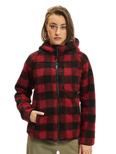 Brandit Teddyfleece Jacke für Damen mit Kapuze