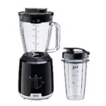 Braun PowerBlend 1 JB1051BK - Standmixer mit 1,5 l Glasaufsatz und To-Go-Becher