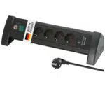 Brennenstuhl Premium Office-Line Steckdosenleiste mit USB C PD 30W und USB A 18W