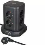 Brennenstuhl Steckdosenturm 8-Fach mit USB A und USB C Power Delivery