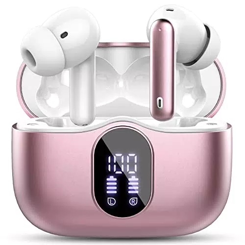 Bluetooth Kopfhörer, Kopfhörer Kabellos Bluetooth 5.3 In Ear Kopfhörer mit 4 Mikrofon