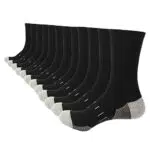 BUDERMMY Wandersocken Herren - Gepolsterte Baumwoll-Sportsocken für Trekking