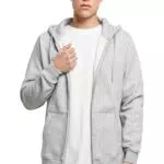 Build Your Brand Herren Heavy Zip Hoody Jacke