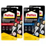 Pattex Sekundenkleber – Schnelltrocknender, spülmaschinenfester Superkleber für Reparaturen