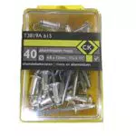 C.K Nieten Box T3819A 615 – Aluminium Nieten Set für vielseitige Anwendungen