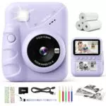CalineGam Sofortbildkamera für Kinder, 48MP, 1080P HD, 32GB Karte