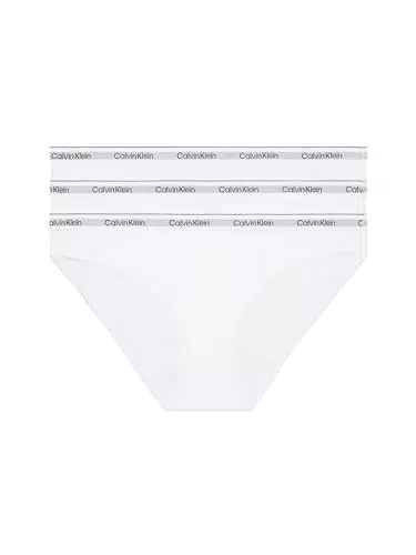 Calvin Klein Damen Bikini Slips aus Baumwolle mit Stretch