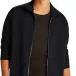 Calvin Klein Herren Sweatshirt mit Reißverschluss und Logo Tape