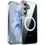 CANSHN Samsung Galaxy S25 Hülle mit Kameraschutz und Magsafe Magnetkraft