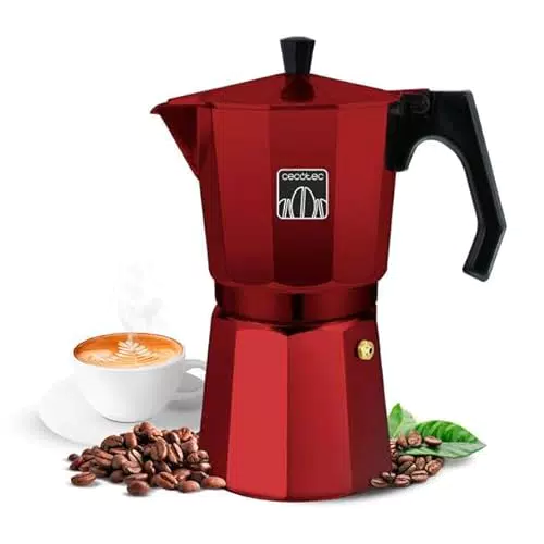 Cecotec Kaffeemaschine Mokclassic 900 – Aluminium, für alle Herdarten, ergonomischer Griff