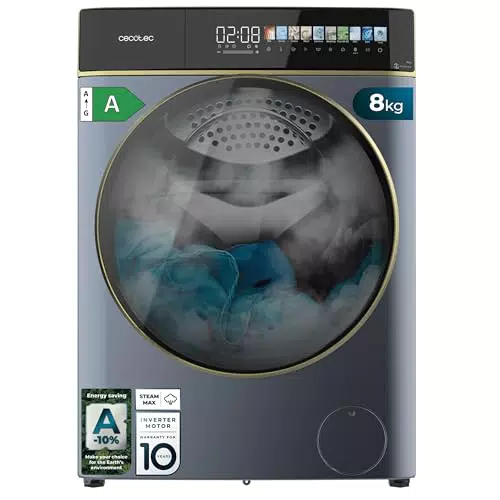 Cecotec Bolero DressCode 8900 Inverter Waschmaschine 1400 U/min mit 11 Programmen