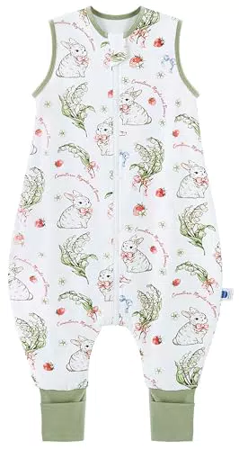 Chilsuessy Baby Schlafsack mit Beinen 2.5 Tog für Winter und Ganzjahresgebrauch