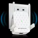 CINAMON WLAN Verstärker 300 Mbit/s, WiFi Repeater mit Ethernet-Anschluss