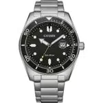 Citizen Herren Analog Quarz Uhr Edelstahl Armband AW1760-81E
