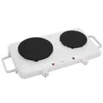 Clatronic DKP 3583 Doppelkochplatte für Camping, Küche & Büro mit Thermostat