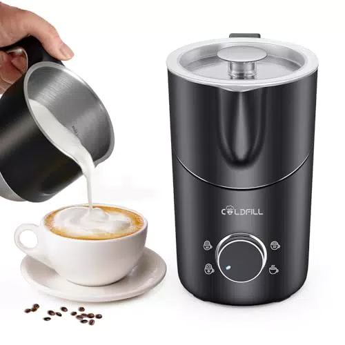 COLDFILL Milchaufschäumer 8-in-1, automatischer, leiser und spülmaschinengeeignet.