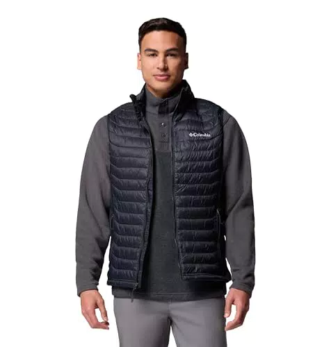 Columbia Powder Pass Hybrid Herren Weste – Leichte Outdoor Weste für Herren