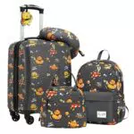 COOLIFE Kinderkoffer und Rucksack für Jungen und Mädchen, Hartschalen-Trolley