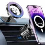 Coolpow Magsafe Auto Handyhalterung, 360° drehbar, magnetische Lüftungshalterung