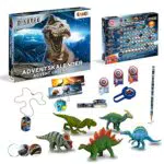 CRAZE DINOREX Adventskalender für Kinder mit Dinosaurier-Figuren und Zubehör