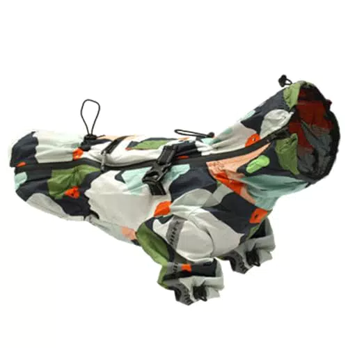 Croci Hiking Regenmantel für Hunde – Modell Go Harlequin