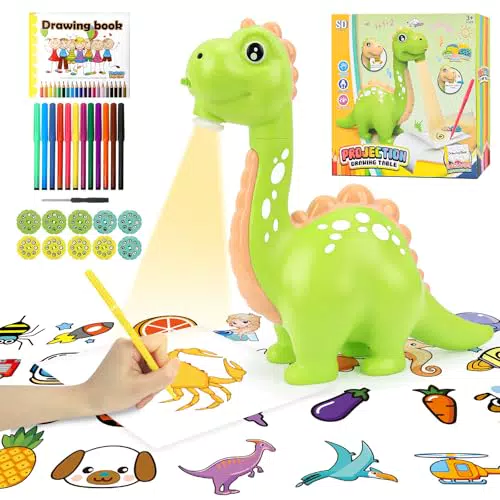 CS COSDDI Zeichenprojektor für Kinder – Kreatives Zeichnen & Musikspielzeug