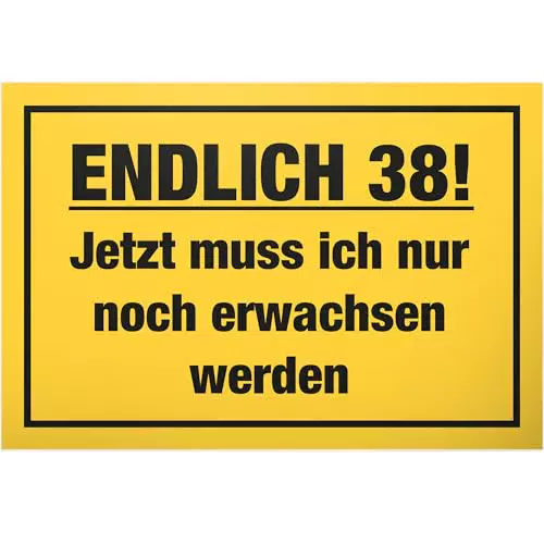 DankeDir! Schild 30 x 20 cm - Geburtstagsdeko für Männer und Frauen