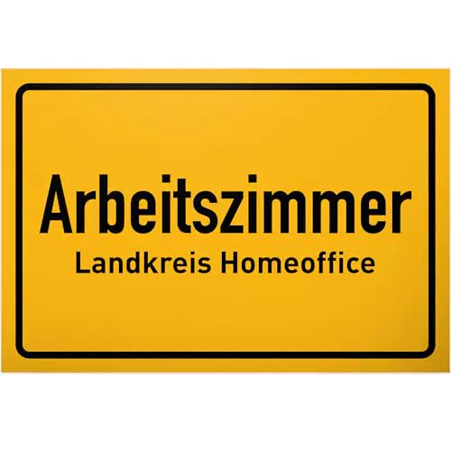 DankeDir! Schild für das Homeoffice – Lustige Dekoration für Kollegen und Freunde
