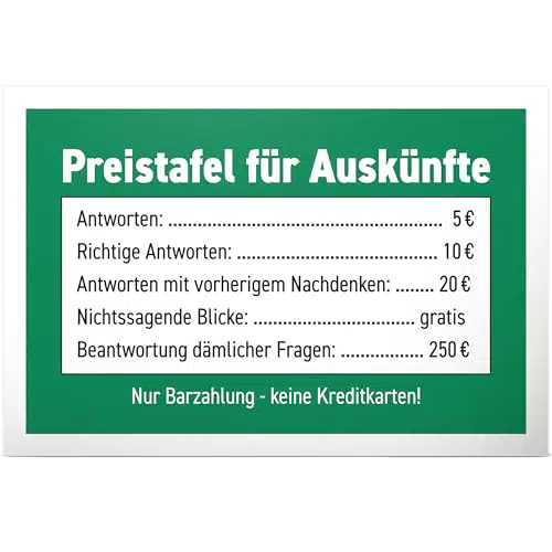 DankeDir! Lustiges Spruchschild aus Kunststoff für Wanddeko und Geschenke