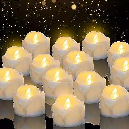Daphomeu LED Kerzen flackernd - ideal für Halloween und Winterfeiern