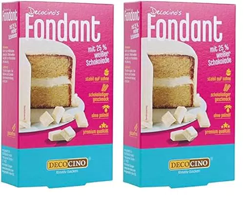 Decocino Fondant, Schwarz, 250 g