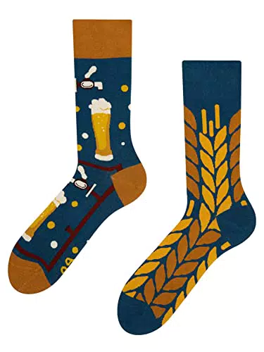 Dedoles Socken Unisex – Lustiges Design „Zeit für ein Hopfengetränk“ Baumwolle