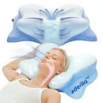 Derila Nackenkissen Ergonomisch aus Memory Foam – Ideal für Seitenschläfer und Rückenschläfer
