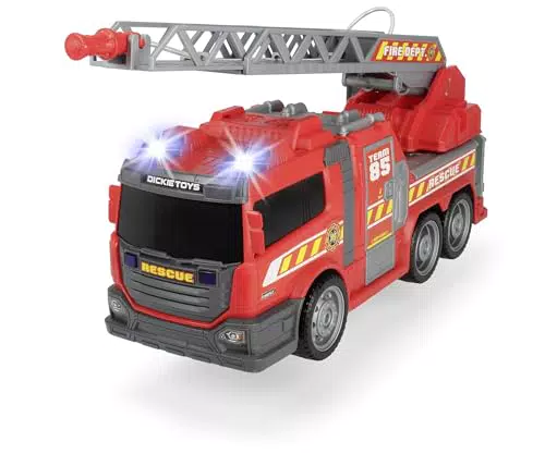 Dickie Feuerwehr Feuerwehrauto mit Wasserspritzfunktion und Licht & Sound