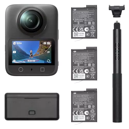 DJI Osmo 360 Adventure Combo – 8K 360° Action Cam mit 1-Zoll Sensor
