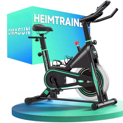 DMASUN Heimtrainer Fahrrad mit LCD-Display, Tablet-Halterung und 0-100% Widerstand