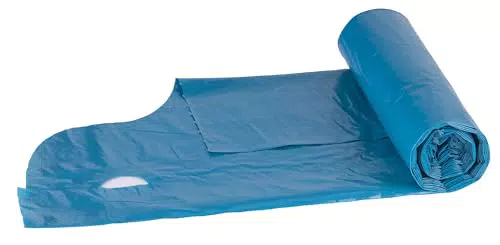 DONAU ECO Müllbeutel Knotties mit Henkeln, 100% Recyclingmaterial, Blauer Engel